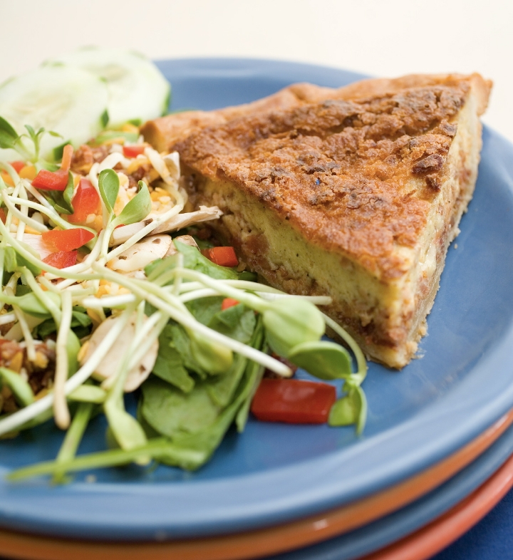 Order Quiche Du Jour food online from Eclectic Cafe store, Tucson on bringmethat.com