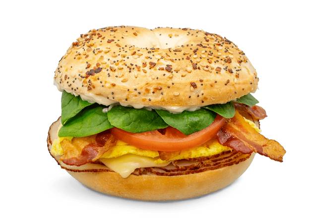 Order Bagel Sandwiches - Turkey Breakfast Club food online from Wawa 211 store, Philadelphia on bringmethat.com