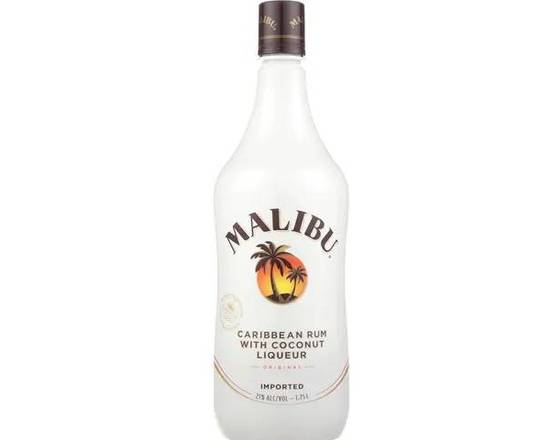 Order Malibu, 1.75L rum (21.0% ABV) food online from VALU DISCOUNT LIQUOR #1 store, Houston on bringmethat.com