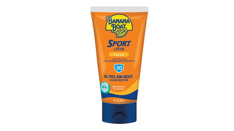 Order Banana Boat Ultra Sport Faces Sunscreen Lotion Spf 30 food online from Route 7 Food Mart store, Norwalk on bringmethat.com