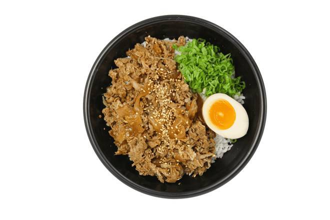 Order Beef Rice Box 牛丼饭 food online from Taichi Bubble Tea store, Ithaca on bringmethat.com
