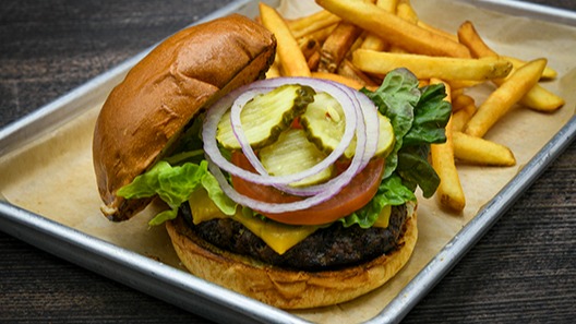 Order Cheeseburger food online from Saltgrass Steak House store, Bossier City on bringmethat.com