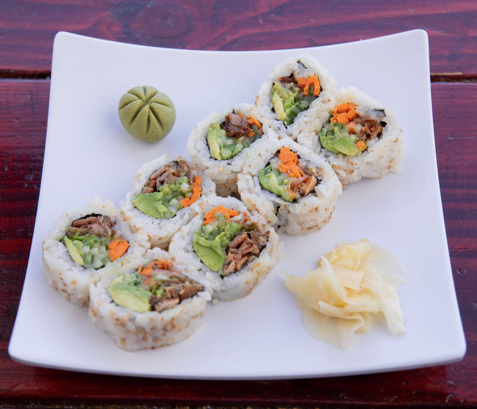 Order Salmon Skin Roll food online from Meshuga 4 Sushi - W. Pico Blvd. store, Los Angeles on bringmethat.com