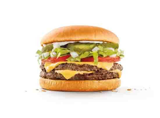 Order Supersonic Double Cheeseburger food online from Sonic Drive-In store, Aurora on bringmethat.com