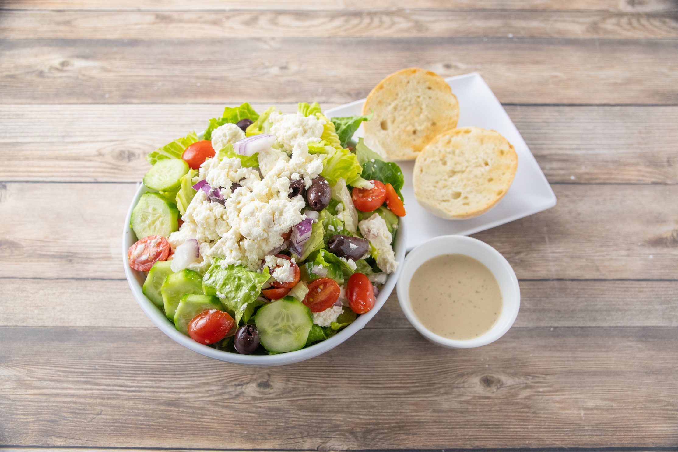 Order Athena Salad food online from The Crepe Pan store, Oakland on bringmethat.com
