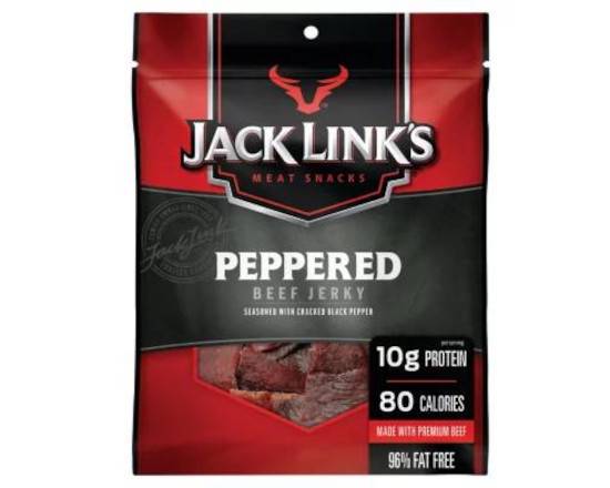 Order Jack Link's Meat Snacks Peppered Beef Jerky 3.25 oz food online from Central Liquor Market store, Los Angeles on bringmethat.com