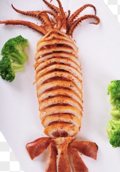 Order Grilled Squid 烤鱿鱼   A food online from Jin Fine Asian Cuisine store, Brookline on bringmethat.com