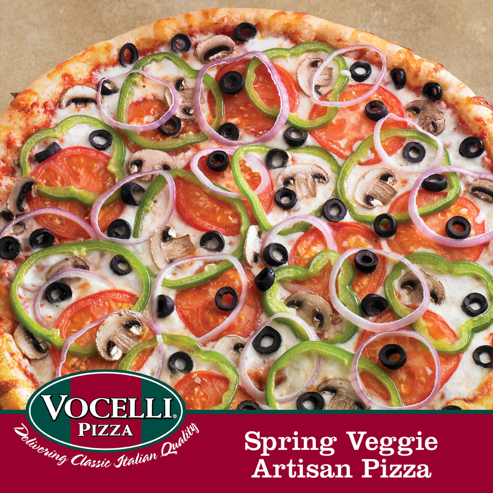 Order Spring Veggie Pizza food online from Vocelli Pizza store, Allison Park on bringmethat.com
