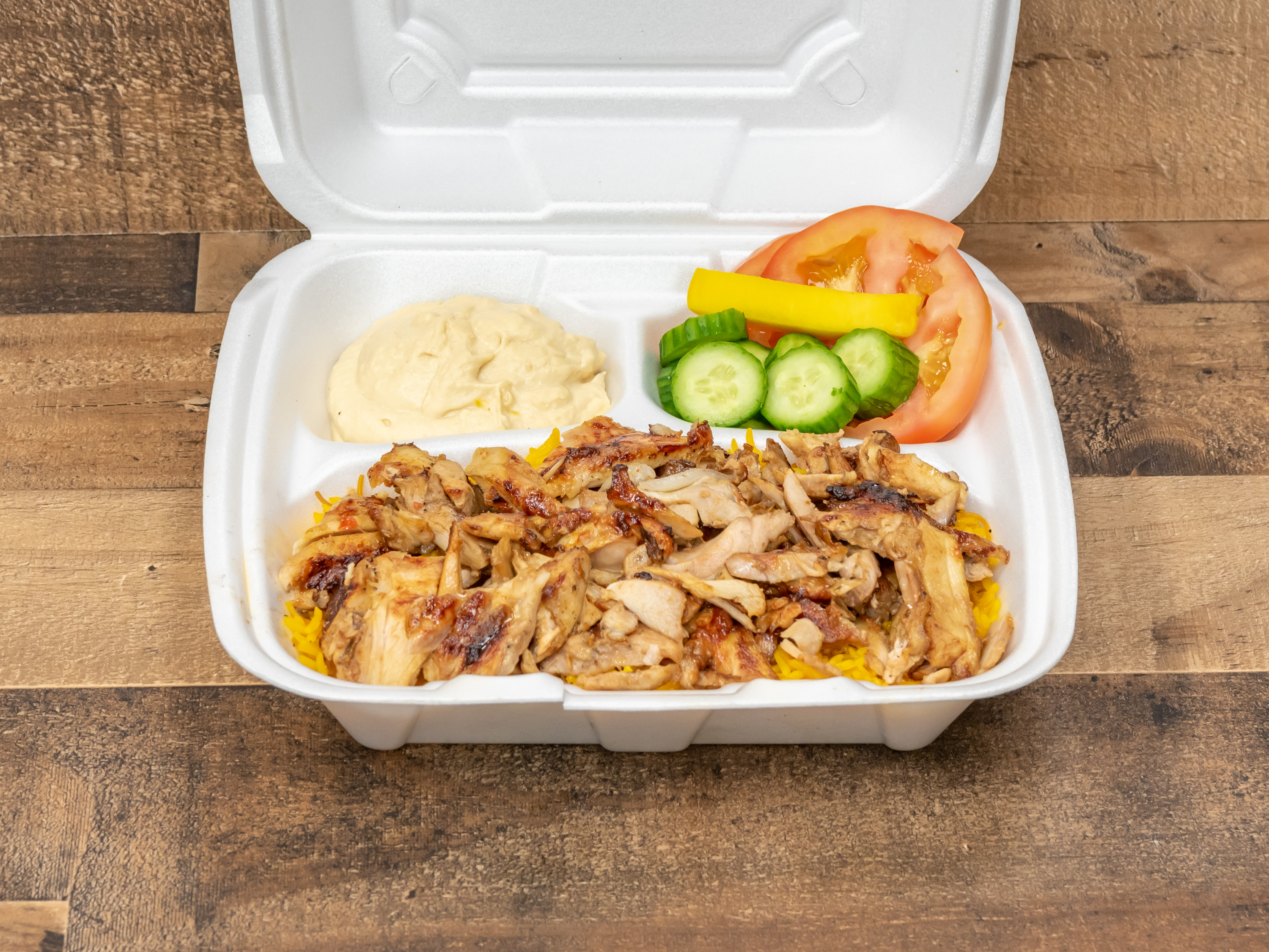 Order Chicken Shawarma with Rice food online from North Park Produce store, El Cajon on bringmethat.com