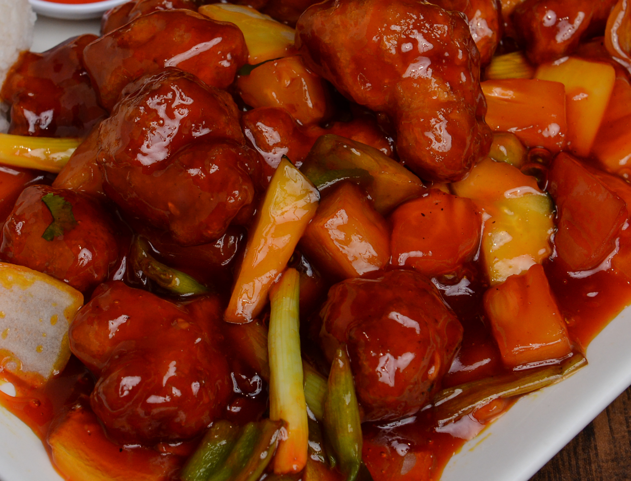 Order 32. Sweet and Sour food online from Rincome Restaurant store, Northridge on bringmethat.com