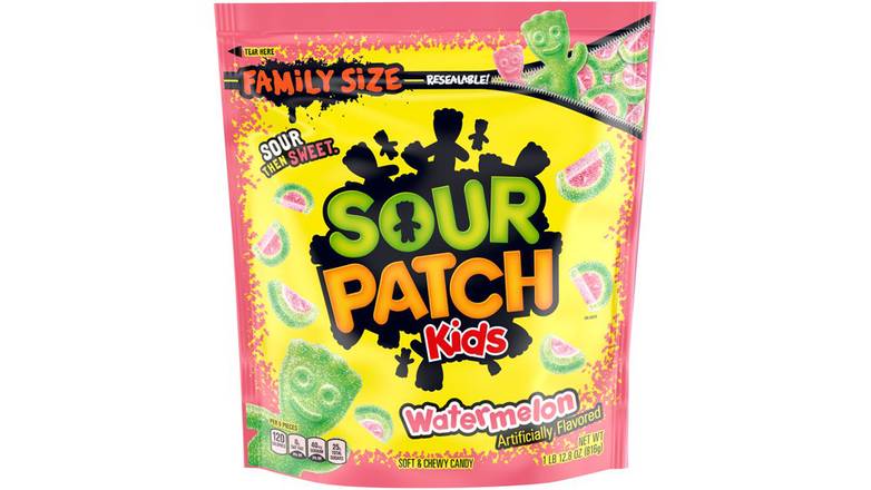 Order Sour Patch Kids Watermelon Soft & Chewy Candy food online from Trumbull Mobil store, Trumbull on bringmethat.com