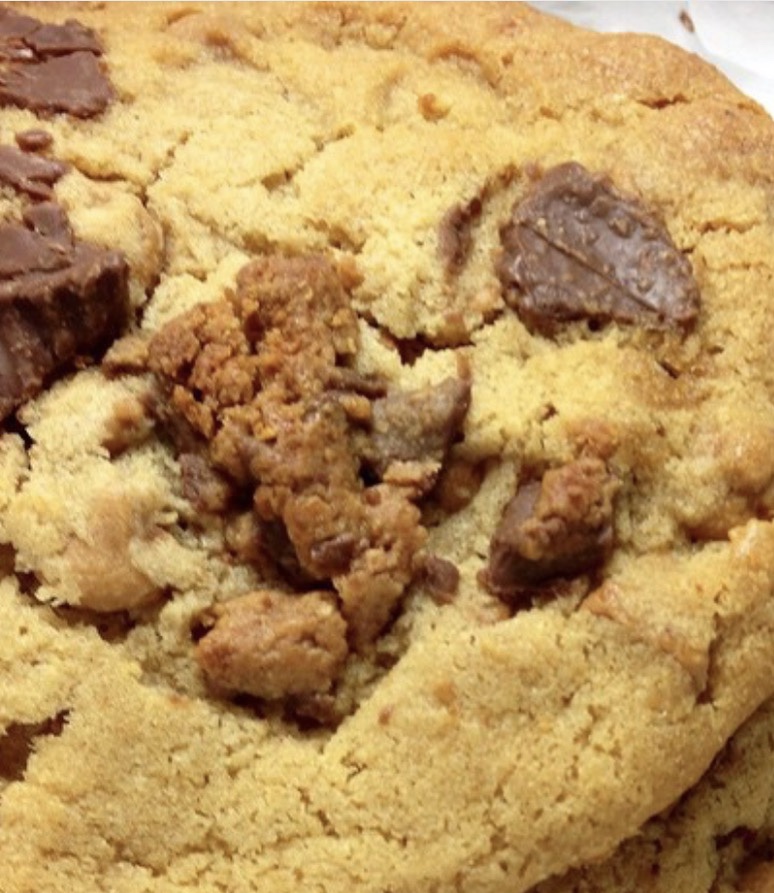 Order Reese Cup Colossal Size Cookie food online from Colossal Cupcakes store, Cleveland on bringmethat.com