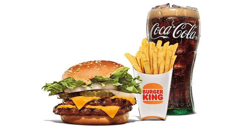 Order Big King Combo Medium food online from Burger King 29031 store, Fairport on bringmethat.com