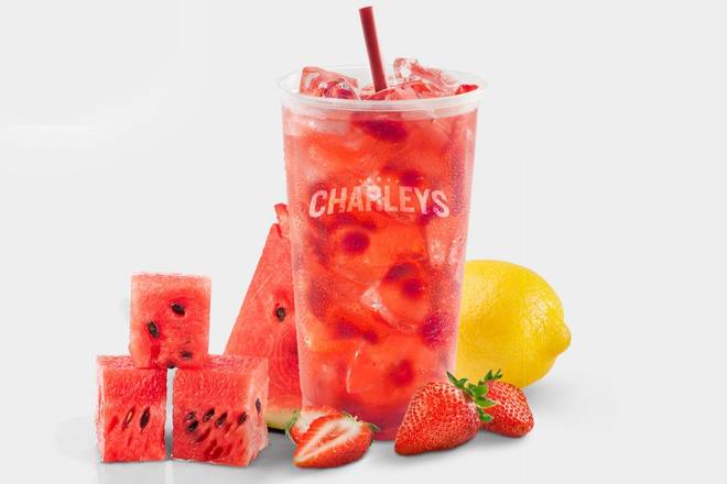 Order WATERMELON STRAWBERRY LEMONADE food online from Charley Philly Steaks store, NORTH OLMSTED on bringmethat.com