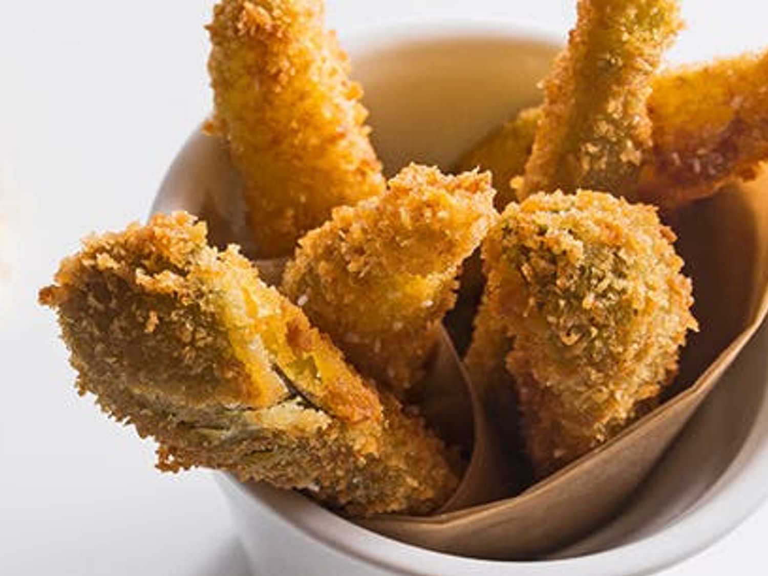 Order Spicy Fried Pickles food online from The Break Room Bar & Grill store, Crowley on bringmethat.com