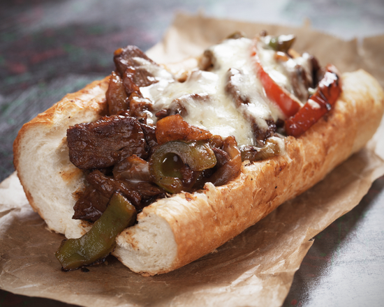 Order Classic Philly Cheesesteak Sandwich food online from The American Cheesesteaks store, Jeannette on bringmethat.com
