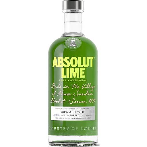 Order Absolut Lime Vodka 750ml (750 ML) 115830 food online from BevMo! store, Citrus Heights on bringmethat.com