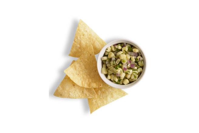 Order Chips & Roasted Chili-Corn Salsa food online from Chipotle Mexican Grill store, Olathe on bringmethat.com