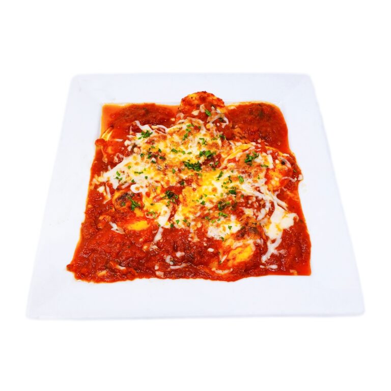 Order Raviolis with Marinara or Cream Butter food online from Napoli Pizza store, Las Vegas on bringmethat.com