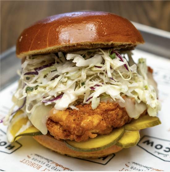 Order Fried Chicken Sando food online from Holy Cow store, Santa Monica on bringmethat.com