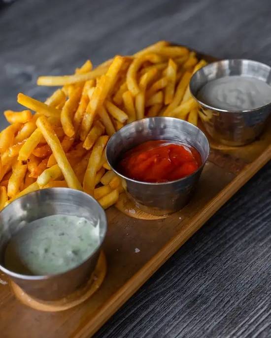 Order French Fry Flight food online from Coughlin Law Kitchen And Ale House store, Pittsburgh on bringmethat.com