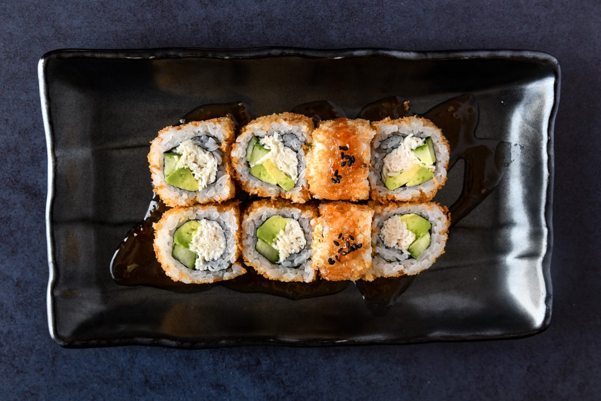 Order CRUNCHY L.A. food online from Blue Sushi Sake Grill store, Fort Worth on bringmethat.com