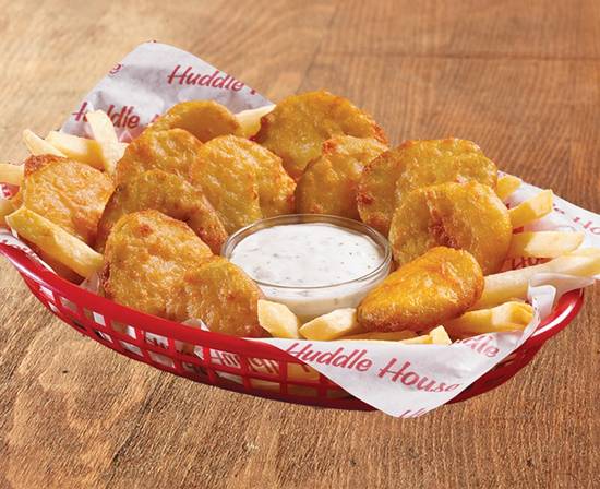 Order Fried Pickles Basket food online from Huddle House store, Chickamauga on bringmethat.com