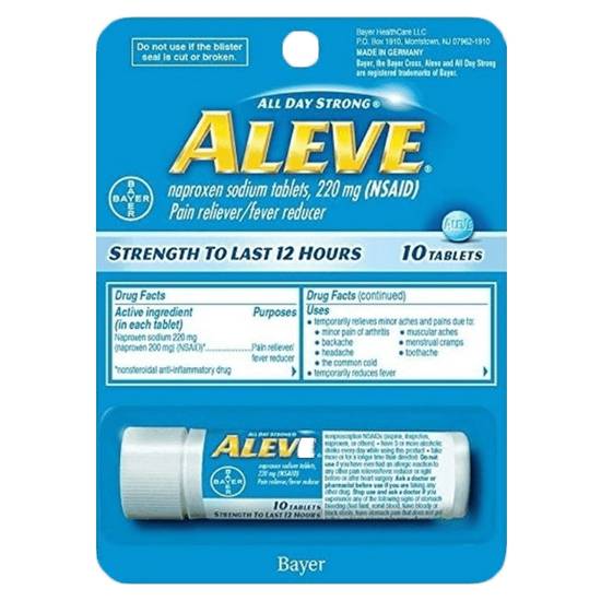Order Aleve 10ct food online from Casey's store, Fargo on bringmethat.com