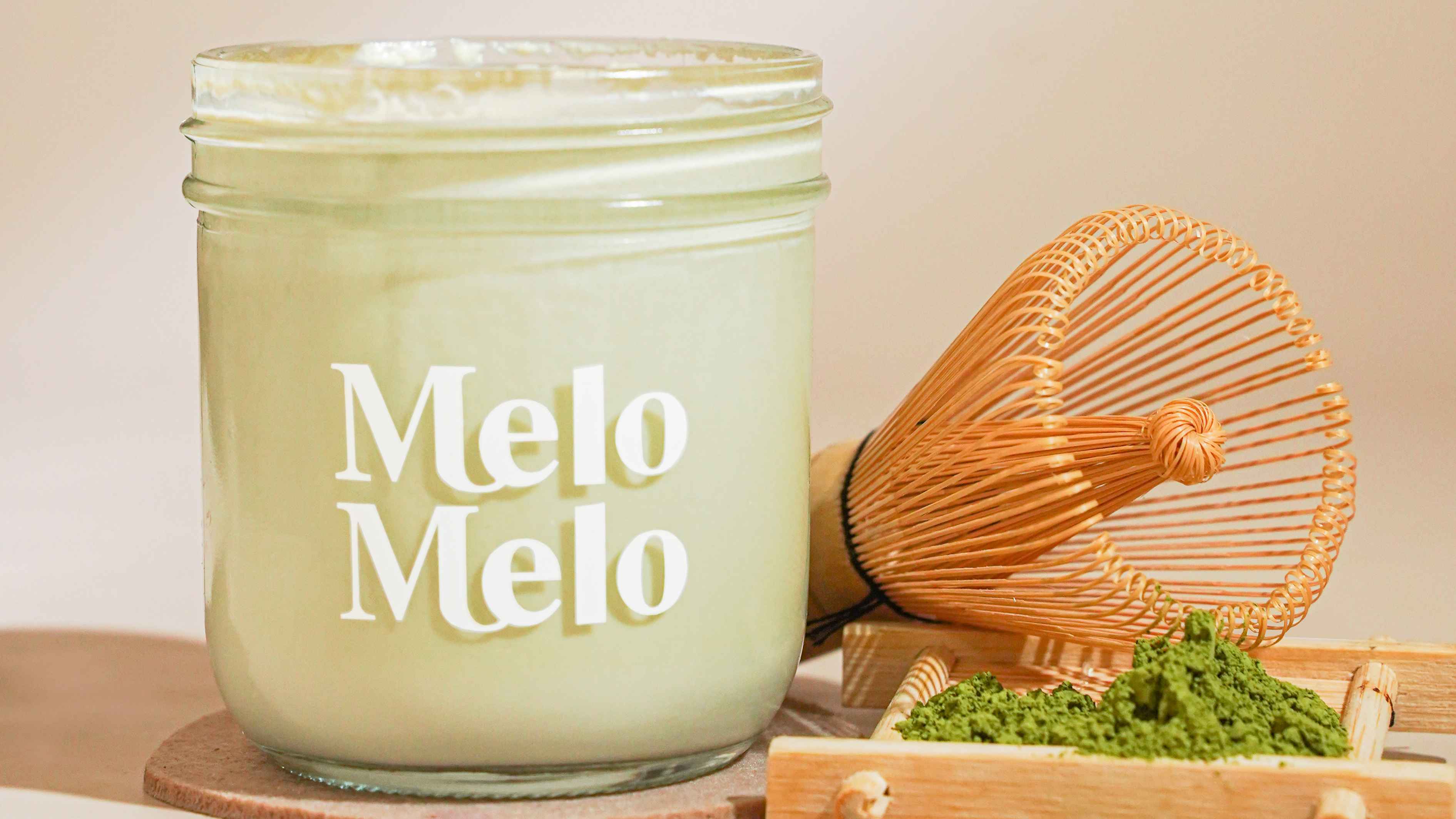 Order Matcha Coconut Jelly / 抹茶椰子冻 food online from Melo Melo store, Los Angeles on bringmethat.com