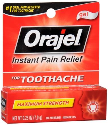 Order Orajel 3X Medicated for Toothache & Gum Gel food online from Scripx Pharmacy store, Plano on bringmethat.com