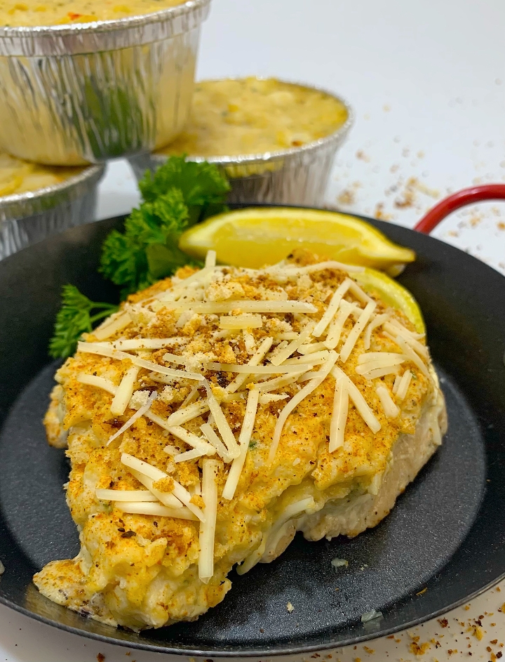 Order Chesapeake Stuffed Chicken food online from Captain’s Curbside Seafood store, Trappe on bringmethat.com