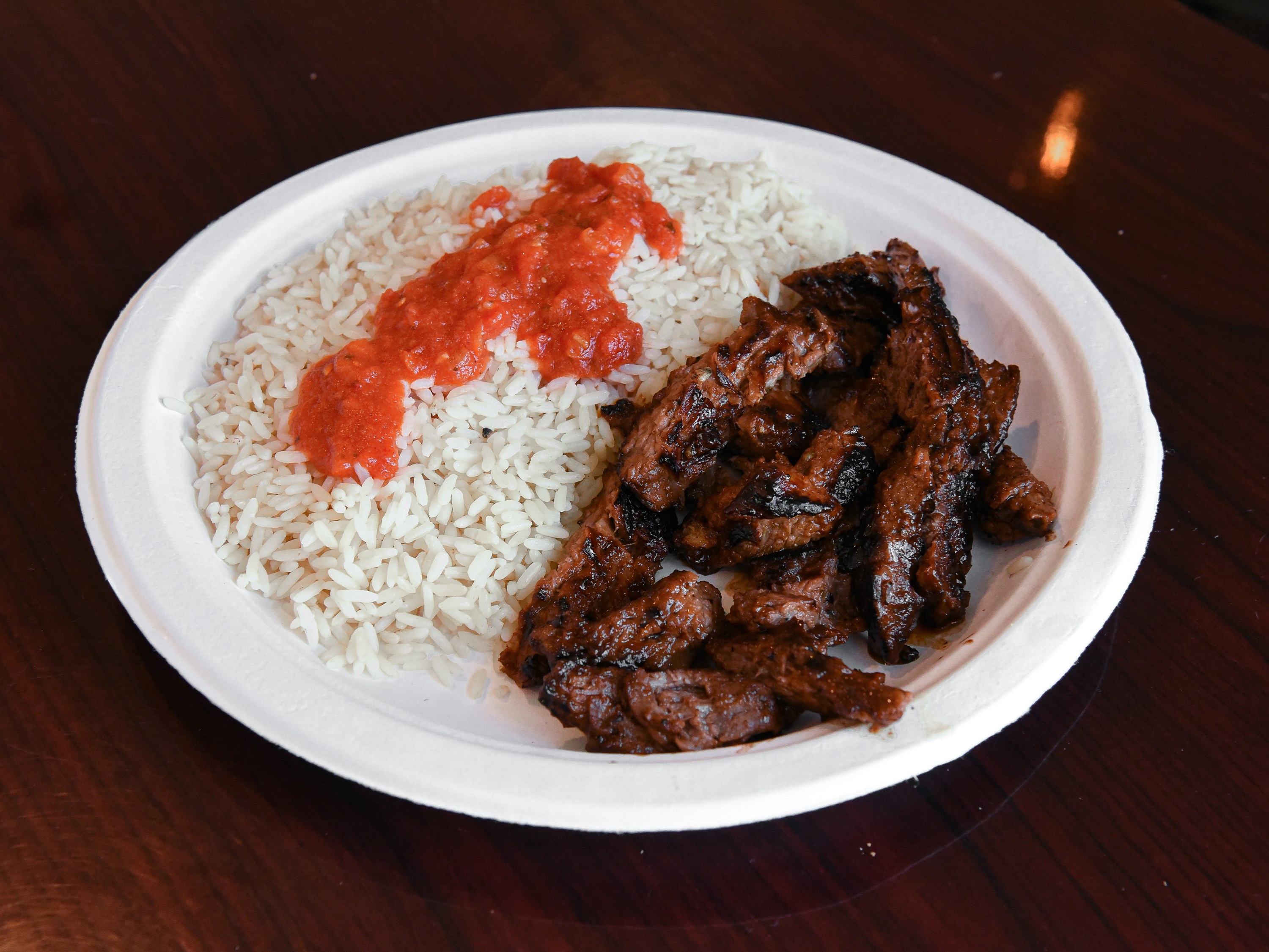 Order Souvlaki Dinner Plate food online from The Greek store, North Andover on bringmethat.com