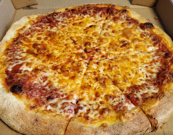 Order Cheese Pizza food online from Alexs House of Pizza & Subs store, Lawrence on bringmethat.com