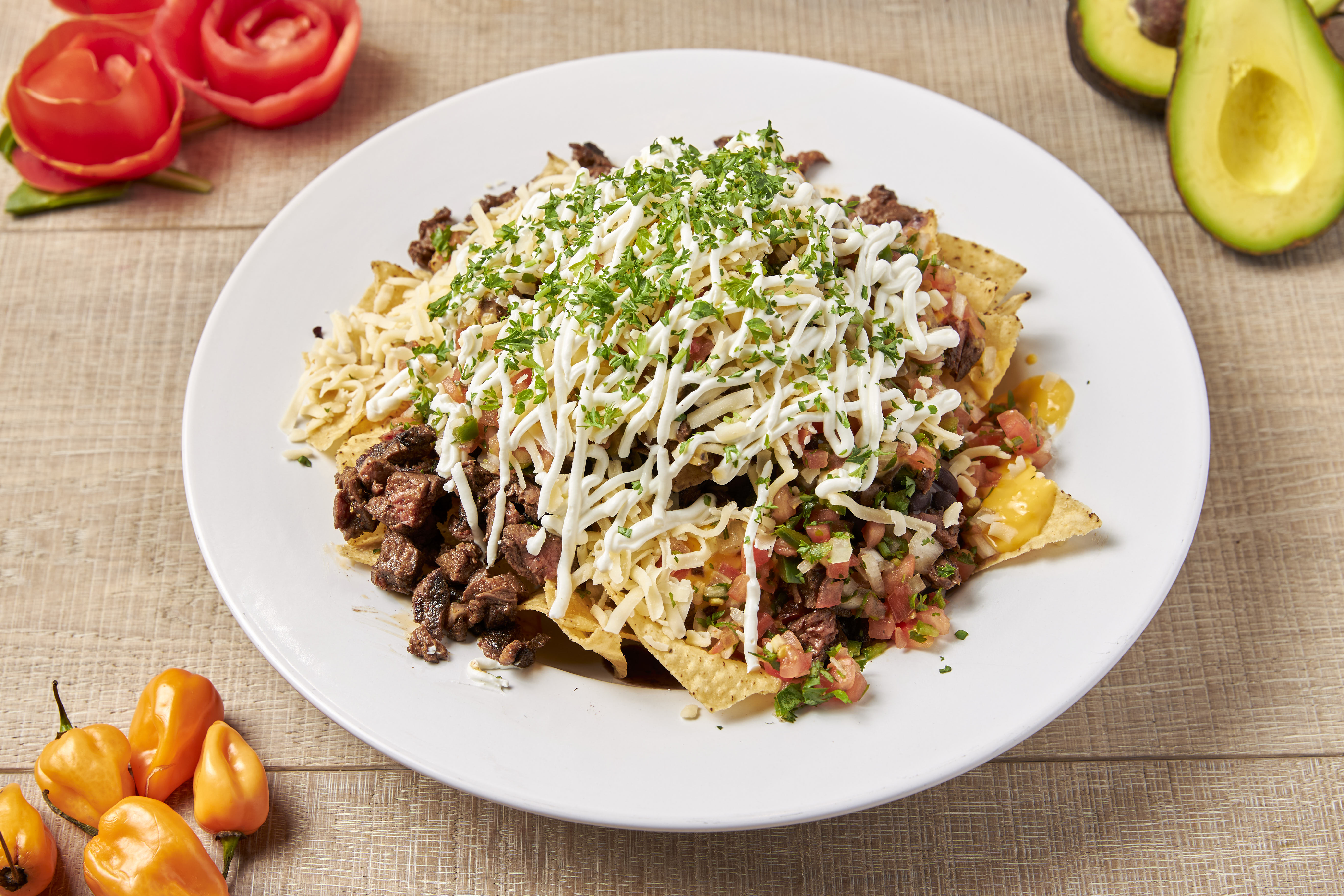 Order Carne Asada Nacho food online from Market Creations store, Chicago on bringmethat.com