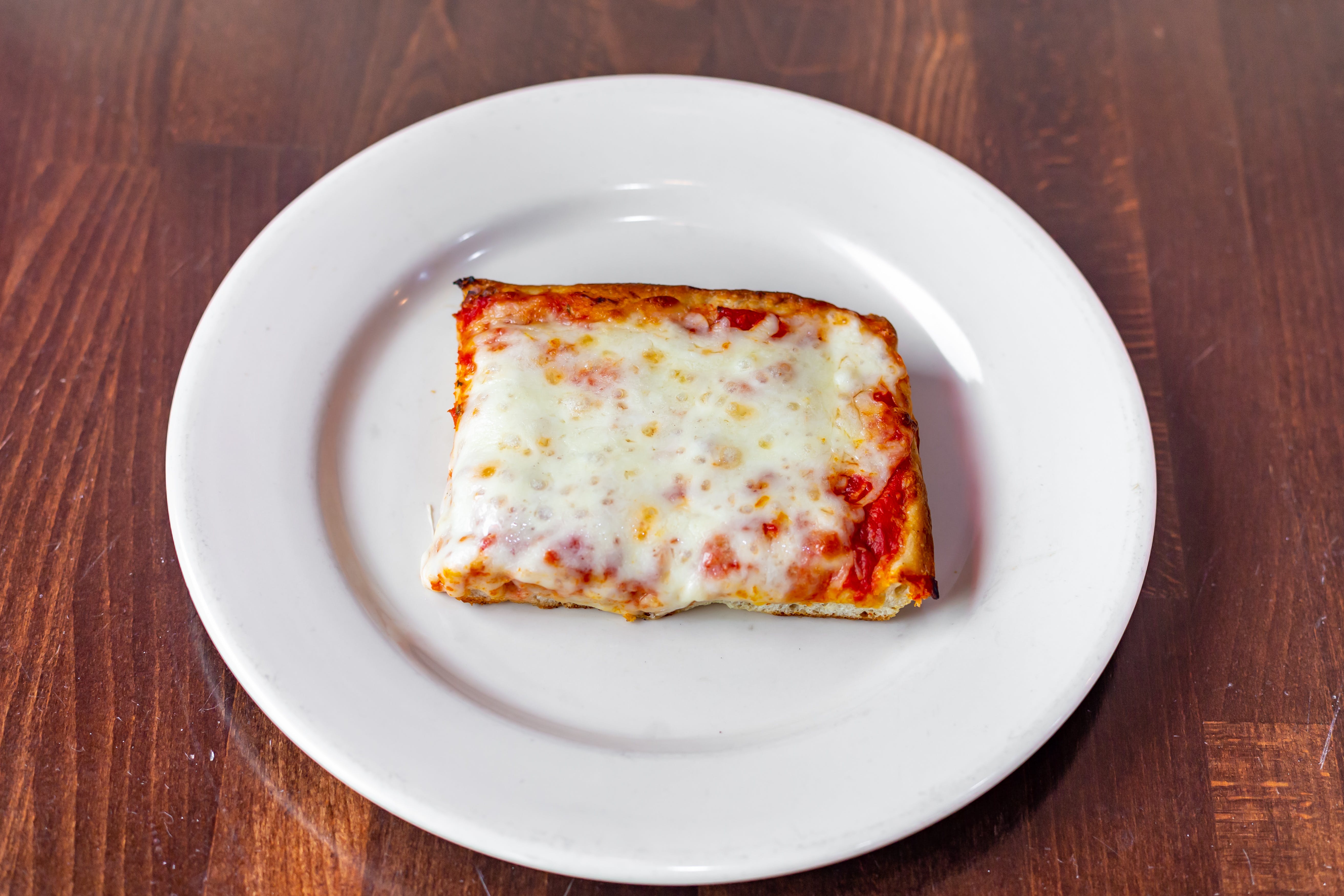 Order Sicilian Cheese Pizza - Square 12"x18" (9 Slices) food online from Bella Cucina store, West Islip on bringmethat.com