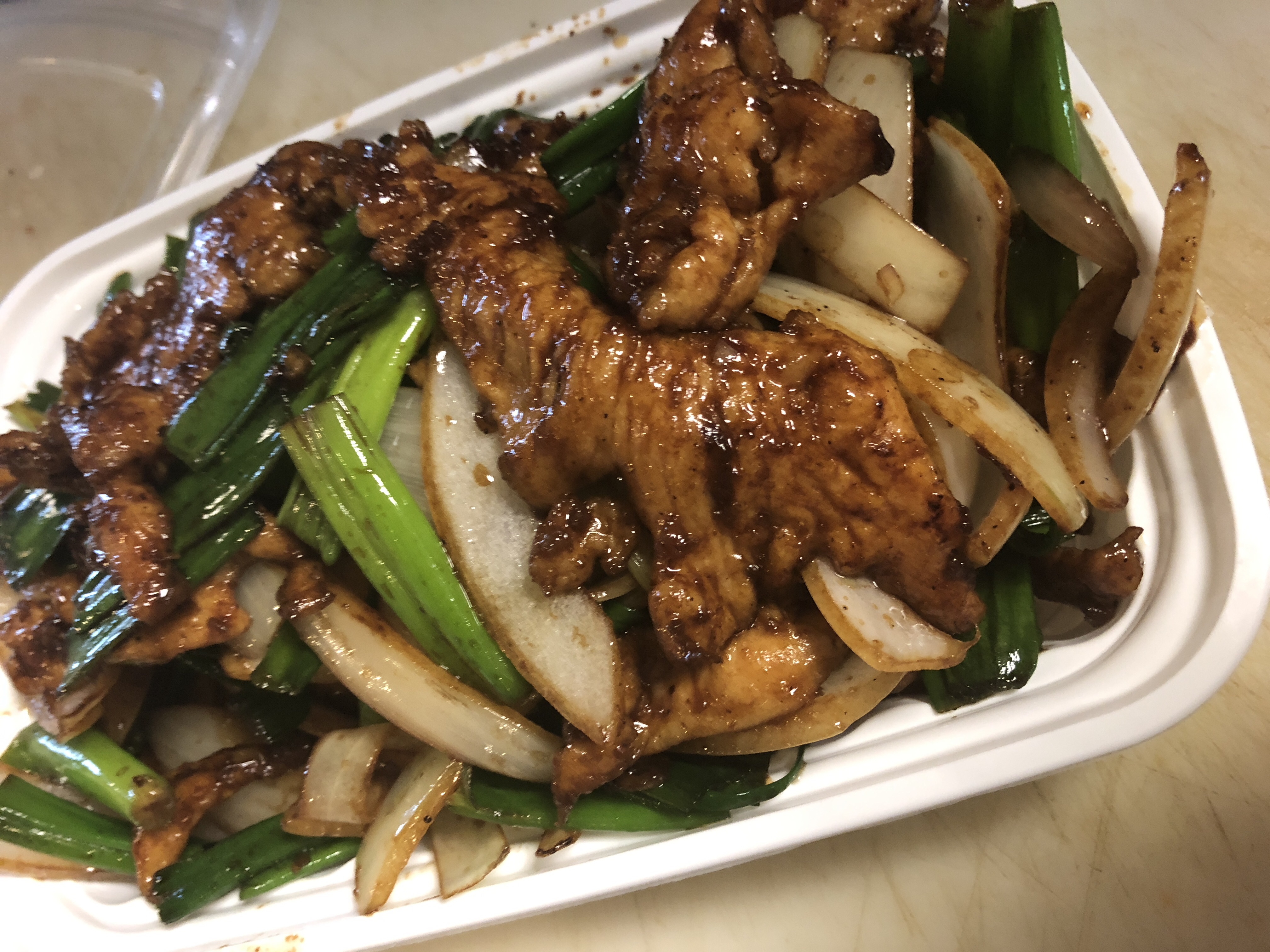 Order 83. Quart of Mongolian Chicken food online from China Joy Restaurant store, Jacksonville on bringmethat.com