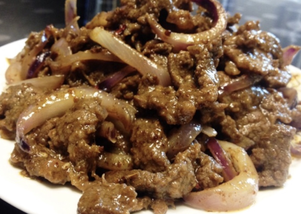 Order Cumin Beef 孜然牛肉 food online from Orient House Chinese Restaurant store, Madison on bringmethat.com