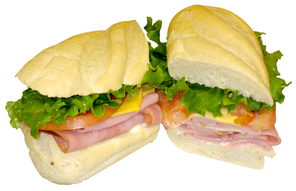 Order Ham and Cheese Sandwich food online from Cafe Ah-Roma store, Berea on bringmethat.com