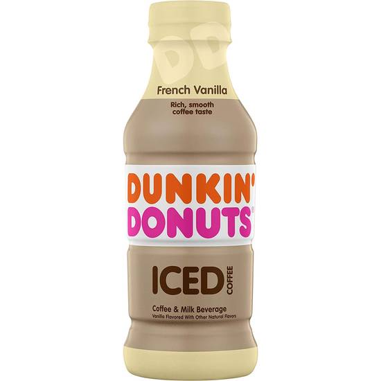 Order Dunkin' Donuts French Vanilla Iced Coffee Bottle food online from Deerings Market store, Traverse City on bringmethat.com