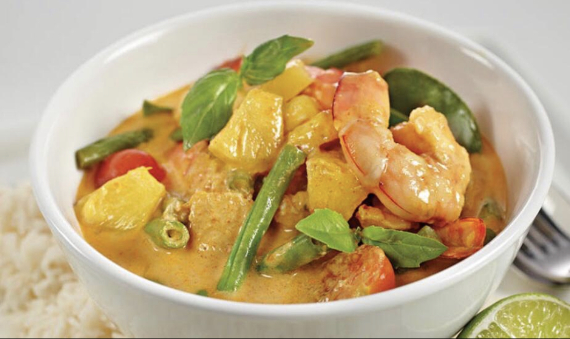 Order 67. Pineapple Curry food online from Thai V Express store, New York on bringmethat.com