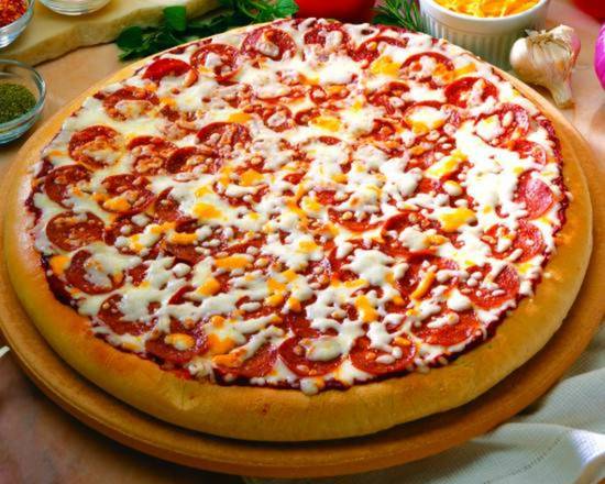 Order Classic Pepperoni Pizza food online from Figaro Pizza store, Keizer on bringmethat.com