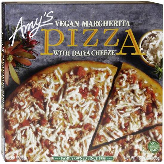 Order Amy's Frozen Vegan Margherita Pizza 8in 13.5oz food online from Everyday Needs by Gopuff store, La Quinta on bringmethat.com