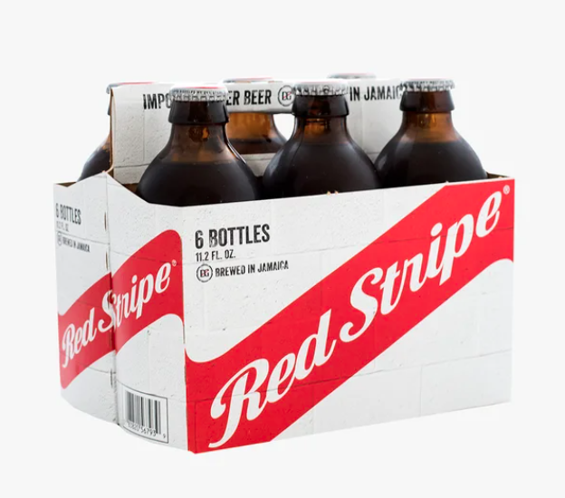 Order Red Stripe 6 Pack food online from Terners Liquor store, Los Angeles on bringmethat.com