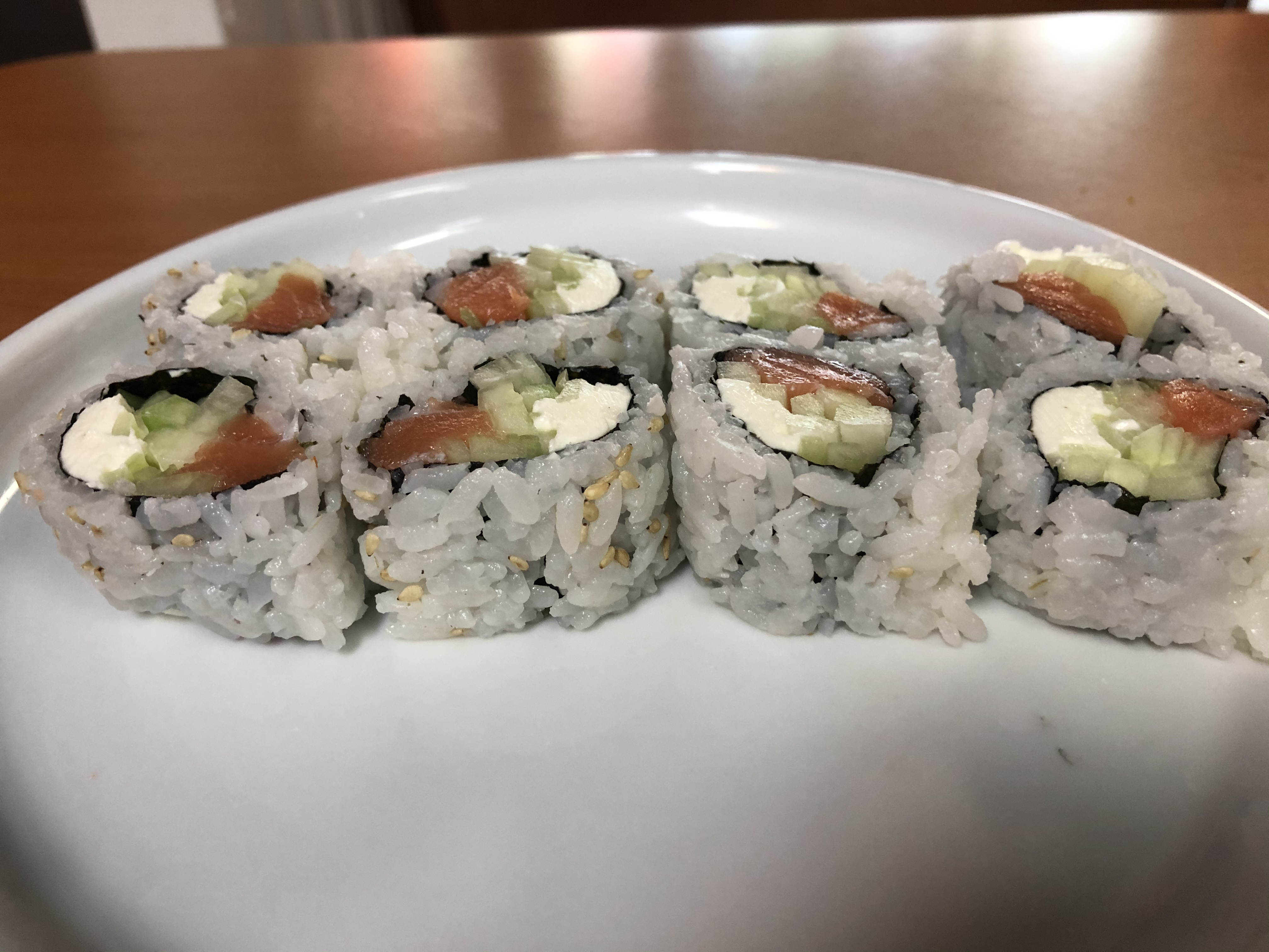 Order 3. Philadelphia Roll food online from Fuji sushi Bloomsburg store, Bloomsburg on bringmethat.com