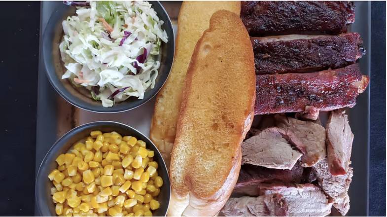 Order Choose 2 (6 oz of Each Meat) food online from Bandana Bar-B-Q store, Carbondale on bringmethat.com