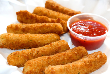 Order Mozzarella Sticks food online from Oki Style Dogs & Wraps store, Los Angeles on bringmethat.com