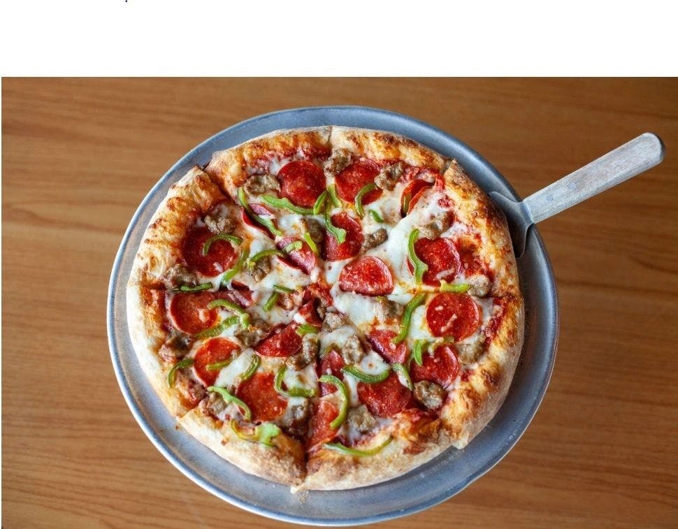 Order Speciality Della Casa Pizza - 8" food online from Rosarias Italian Kitchen store, Kennesaw on bringmethat.com