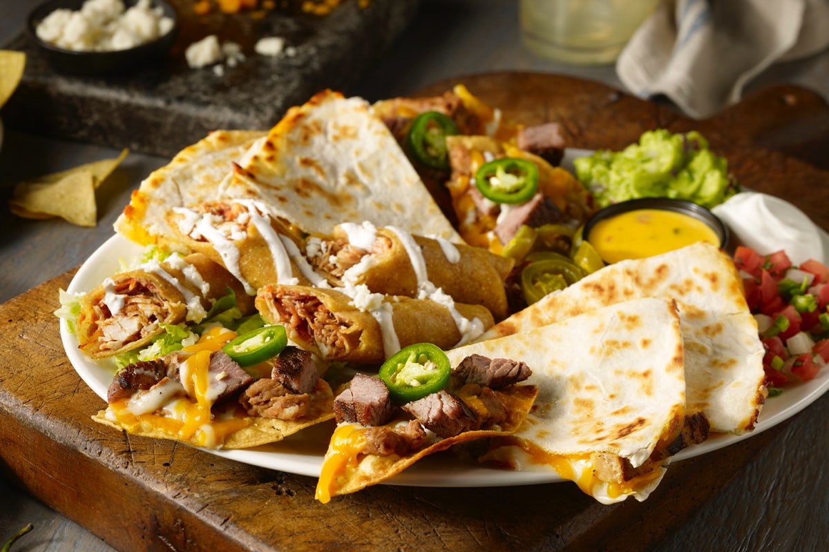 Order Border Sampler food online from On The Border Mexican Grill store, Princeton on bringmethat.com