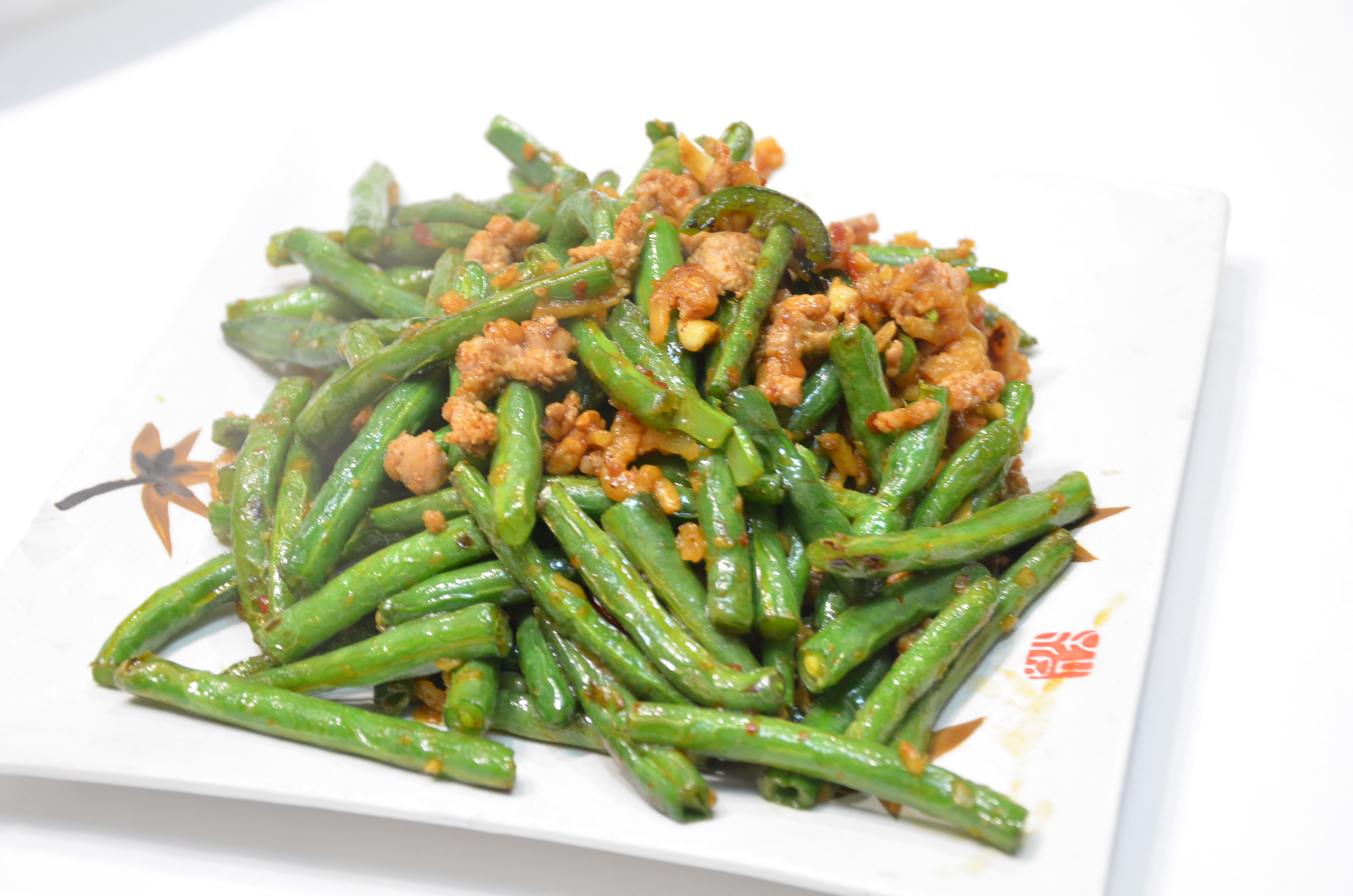 Order Dry-Fried French Beans with Minced Pork food online from Asian Pearl store, Richmond on bringmethat.com