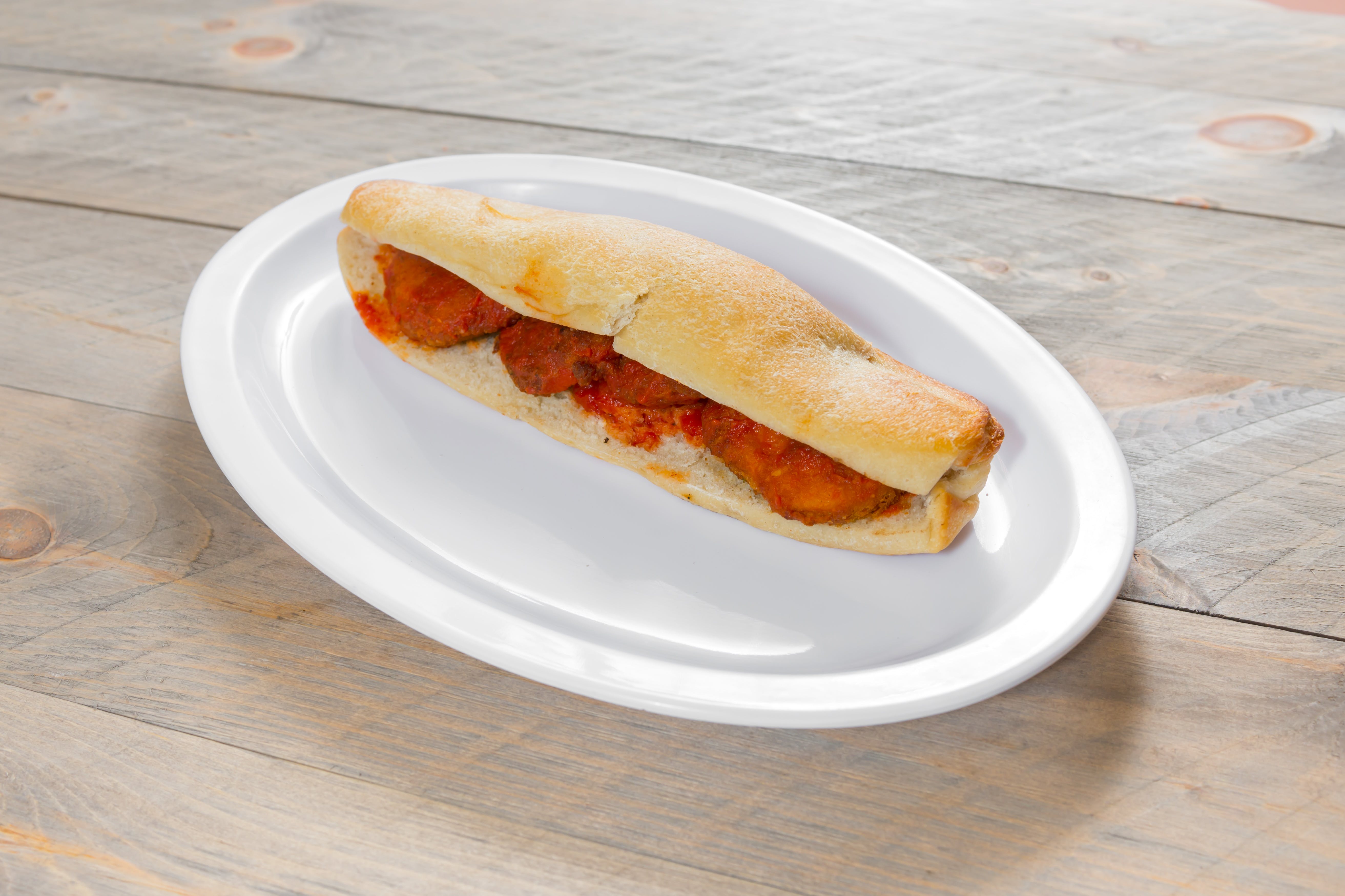 Order Veal Parmigiana Sub - Regular 9'' food online from A&M Pizza Restaurant store, Lebanon on bringmethat.com
